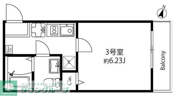 横浜コリーヌモダンの物件間取画像